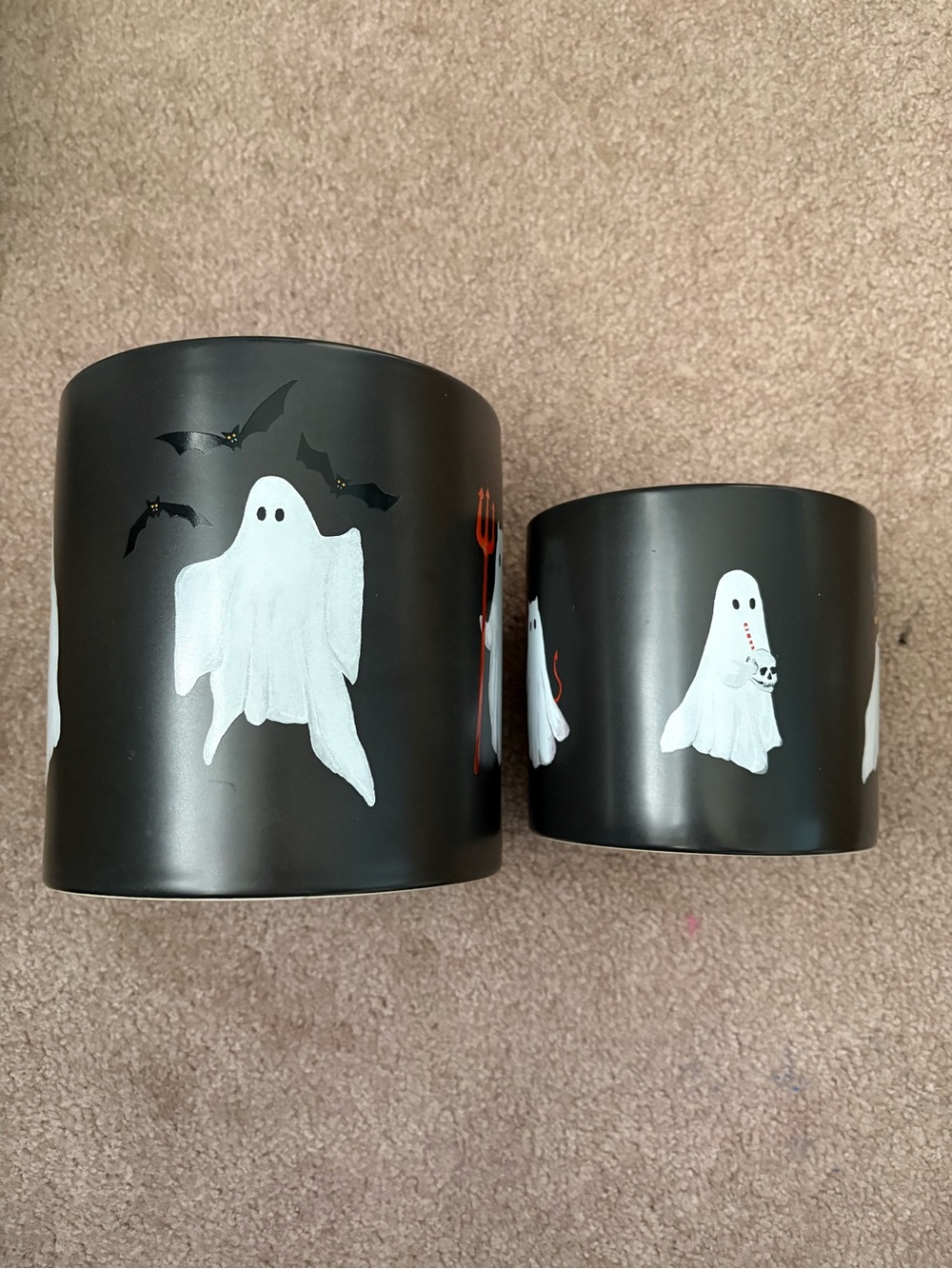 Pottery Barn Scary Squad Cache Pots in Small and Medium